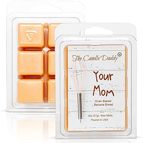 The Candle Daddy Your Mom Oven Baked Banana Bread Scented Wax Cubes