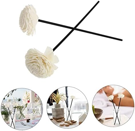 2Pcs Aroma Sticks with Flower Design for Essential Oil Diffusion