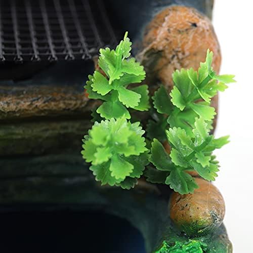 SNKOURIN Tabletop Water Fountain with LED Lights and Atomizer