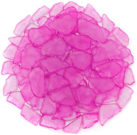 Keedolla 15 Oz Rose Red Tumbled Sea Glass Vase Filler