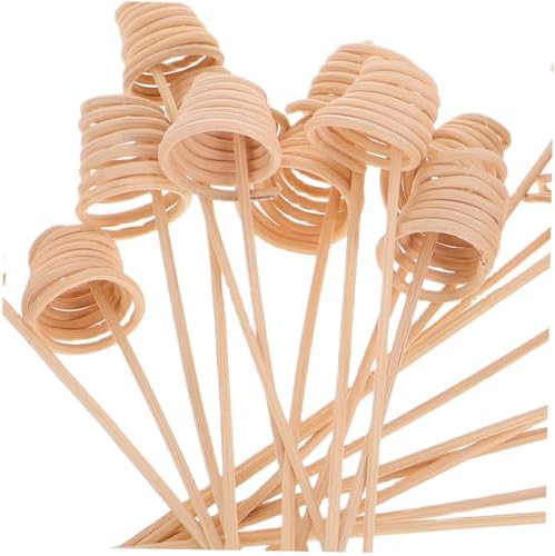 20pcs Wavy Rattan Fragrance Diffuser Sticks for Home Decor
