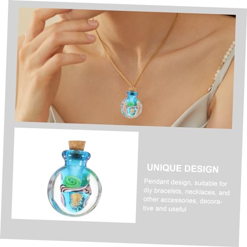Glass Diffuser Pendant for Essential Oil and Necklace Decoration