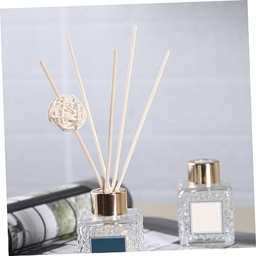 100Pcs Rattan Aroma Diffuser Sticks Portable Refill for Home Spa Meditation