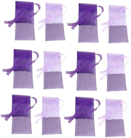 24Pcs Lavender Sachet Bags for Wardrobe and Closet Freshener