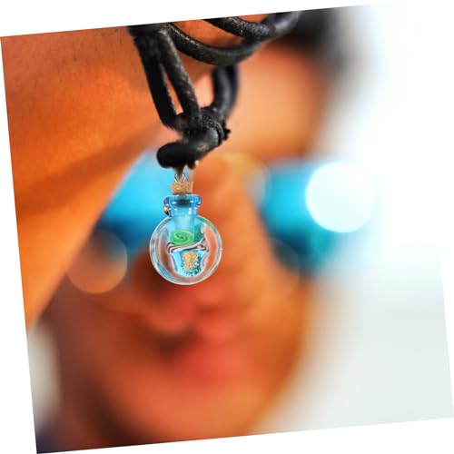 Glass Oil Diffuser Necklace Pendant Essential Oil Jewelry for Women