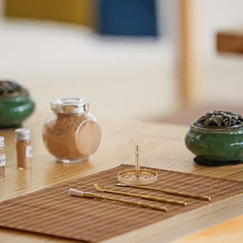 WEBEEDY 3 Styles Incense Press - Brass Tool for DIY Fragrance Yoga Meditation