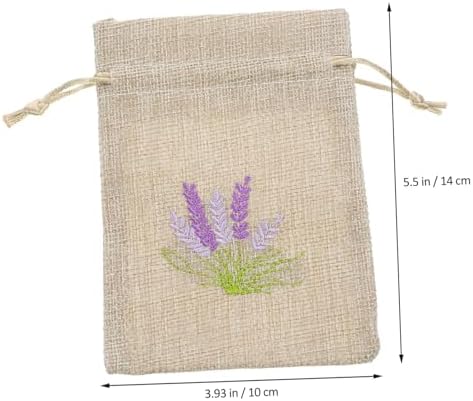 VICASKY 10 Pack Lavender Sachet Bags Drawstring Refillable Empty Fragrance Pouches