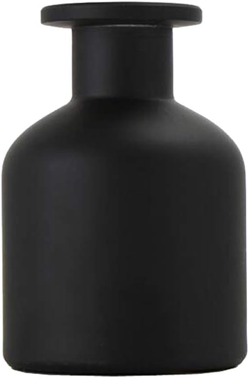 150ML Black Glass Diffuser Jar for Aromatherapy
