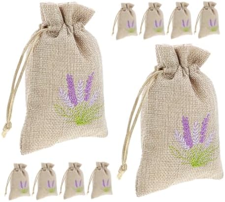 HOOTNEE 20pcs Cotton Drawstring Sachet Bags for Home Fragrance