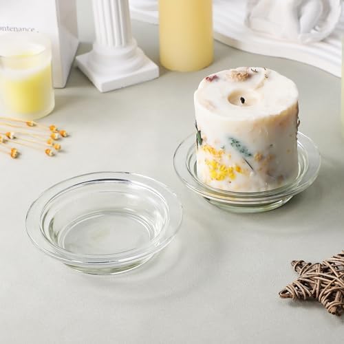 Glass Wax Warmer Replacement Dish 45in 2Pcs