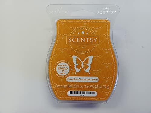Scentsy Pumpkin Cinnamon Swirl Wickless Candle Bar 3-Pack