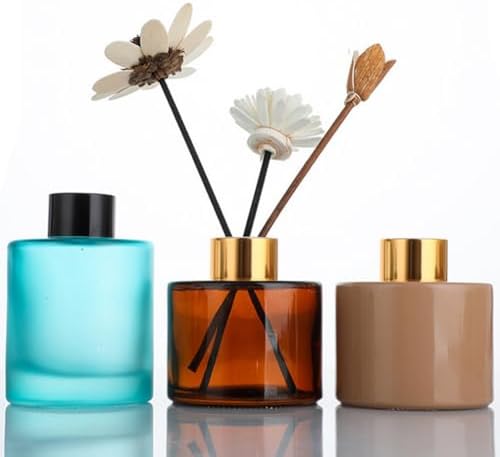VANTOBEST 120ml Glass Diffuser Jar Bottle Empty