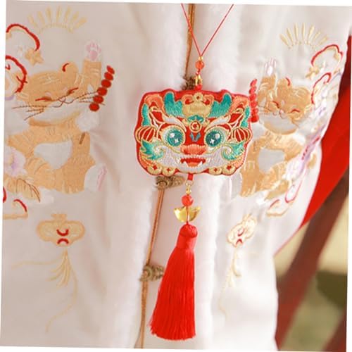 Chinese Dragon Embroidery Lavender Fragrance Pouch
