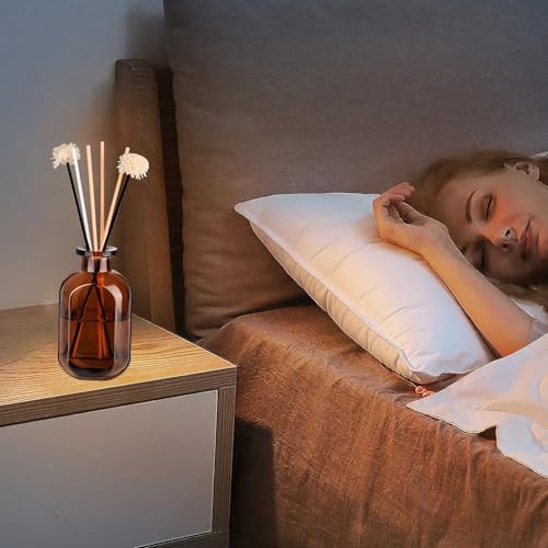 2 Pack 5oz Glass Reed Diffuser Bottles - Brown