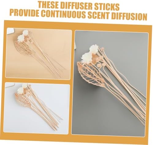 Amosfun 24Pcs Rattan Diffuser Sticks Aromatherapy