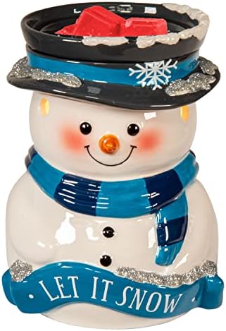 Scentsationals Wax Melt Warmer - Wintery Winston Snowman Holiday Design