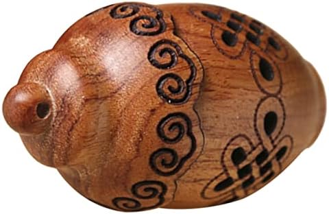 PartyKindom DIY Hollow Wood Aroma Bottle Pendant Essential Oil Diffuser