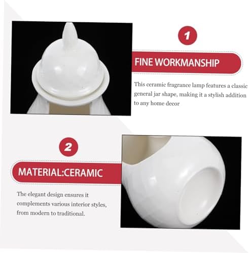Essential Oil Warmer Ceramic Incense Burner Fragrance Lamp