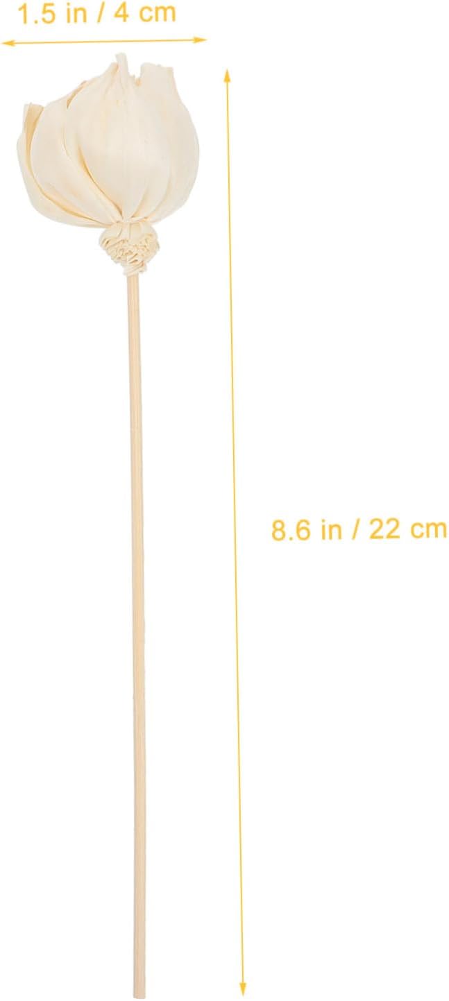 Wakauto 5pcs Peony Flower Aroma Sticks for Diffusers