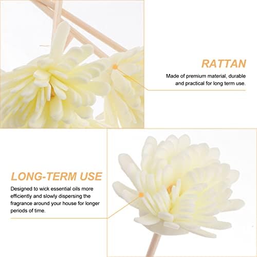 COHEALI 5 Pack Chrysanthemum Diffuser Sticks