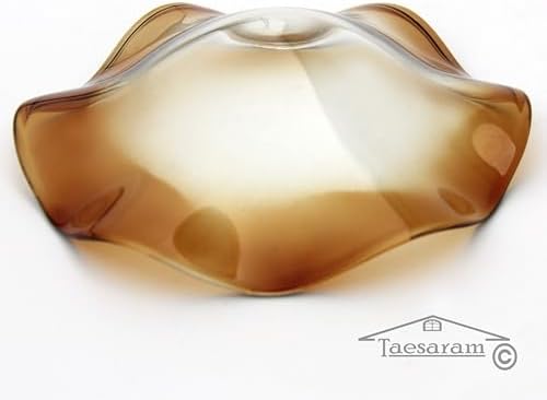 TAESARAM Wavy Wax Warmer Plate - Brown 35 Inch