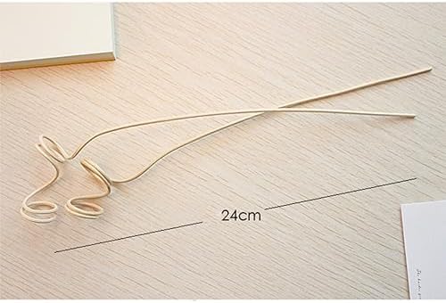 PRETYZOOM 20PCS Wavy Rattan Aroma Diffuser Sticks