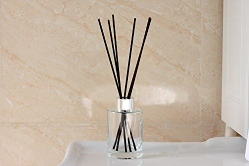 Set of 4 Glass Diffuser Bottles with Caps 42 Inches High