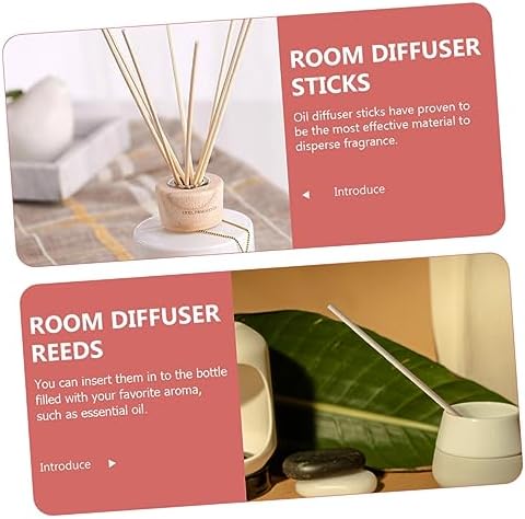 100Pcs Natural Rattan Diffuser Sticks for Aromatherapy