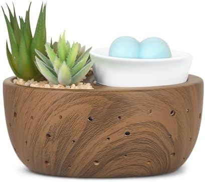 Luxarapy 4-in-1 Ceramic Wax Melt Warmer with PTC and LED Light