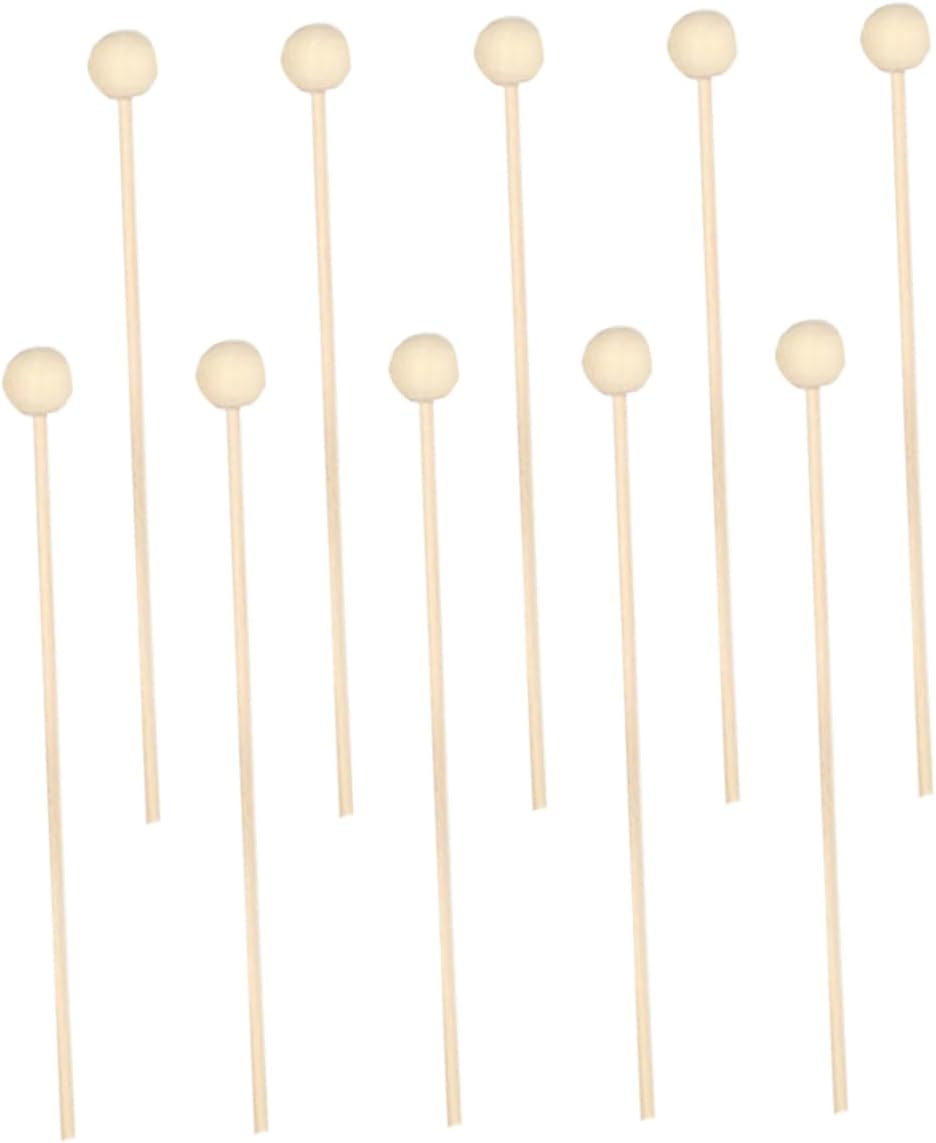 10Pcs Natural Rattan Diffuser Sticks with Wooden Beads for Essential Oil