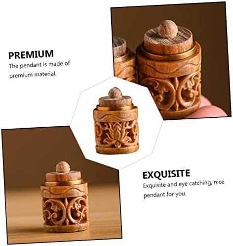 Cabilock Wooden Perfume Diffuser Keychain Aromatherapy Pendant