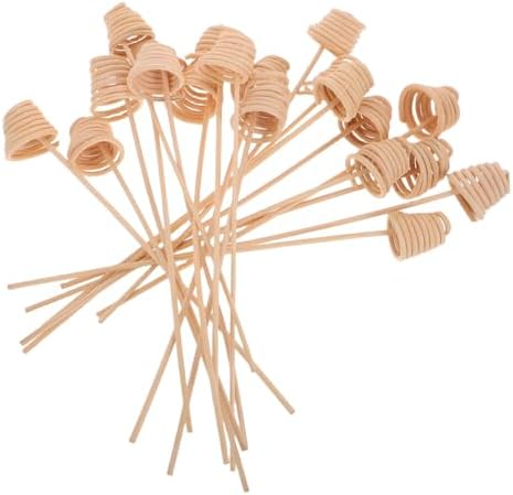 20pcs Wavy Rattan Fragrance Diffuser Sticks for Home Decor