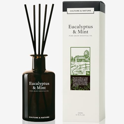 Culture Nature Pure Grade Essential Oil Diffuser with Eucalyptus and Mint