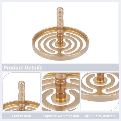 WEBEEDY 3 Style Incense Press Molds Brass Set