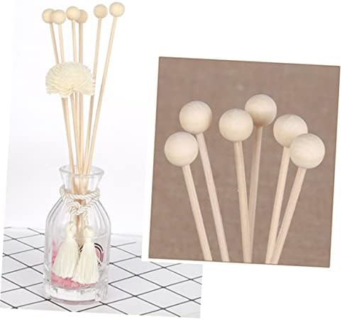 VOSAREA 10pcs Natural Rattan Oil Diffuser Sticks for Home Fragrance