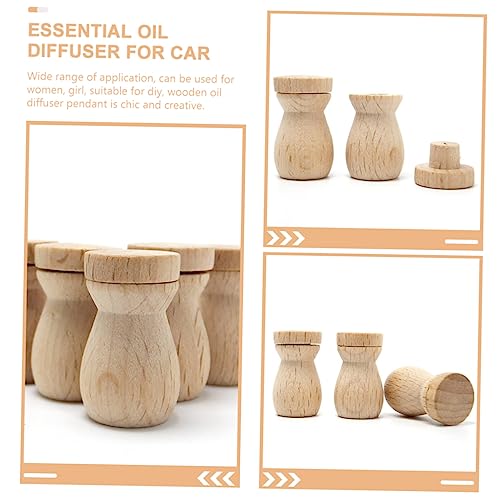 LIFKOME 6pcs Essential Oil Diffuser Pendant Car Decor