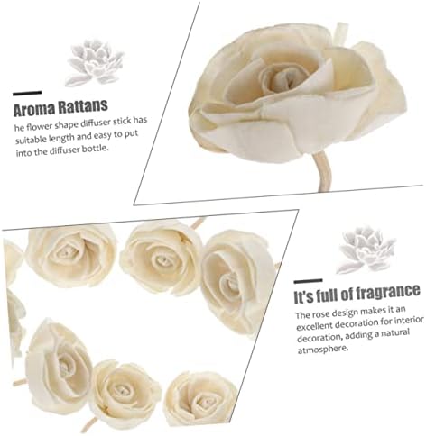 3pcs Flower Diffuser Sticks for Home Office Aromatherapy