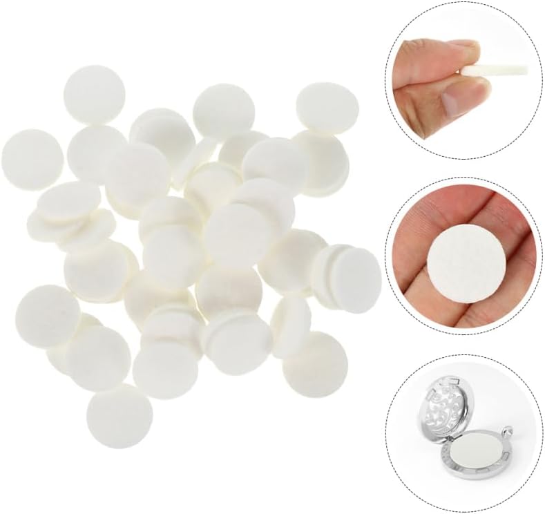 100Pcs Aromatherapy Diffuser Pads - Essential Oil Replacement for Home Office Car