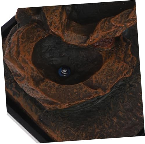 Cabilock Tabletop Fountain with LED Light and Water Sound