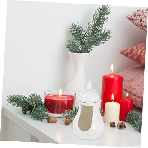 PRETYZOOM Ceramic Candle Holder Oil Warmer