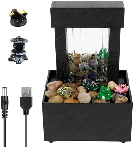 Tabletop Fountain with Light and Sound