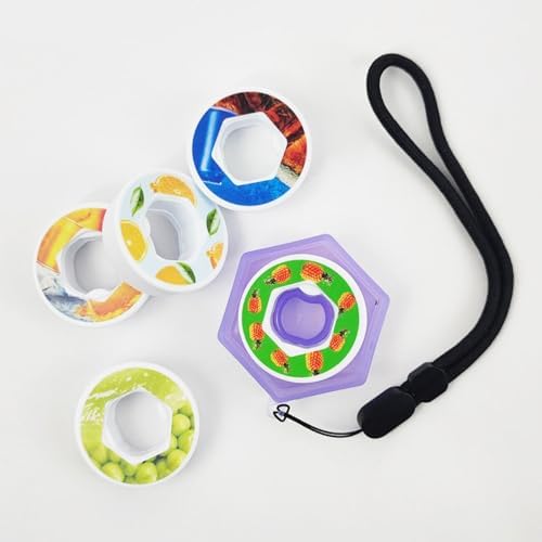 2 Pieces Fruit Scent Pods Storage Case with Hanging Lanyard