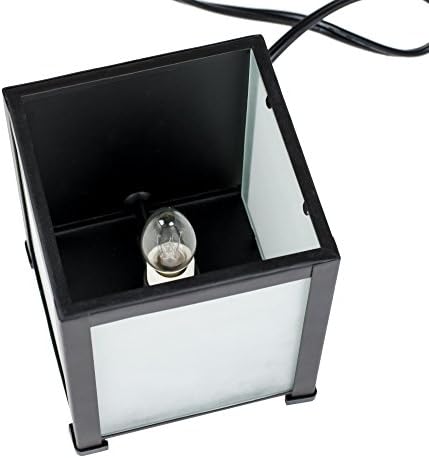 My House Will Serve Lord Birds Black Metal Lantern Warmer