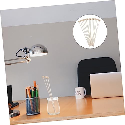 Happyyami 15pcs Wooden Diffuser Sticks for Aromatherapy