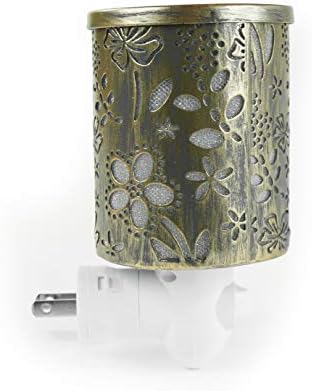 K-Cliffs Bronze Floral Fragrance Warmer Diffuser