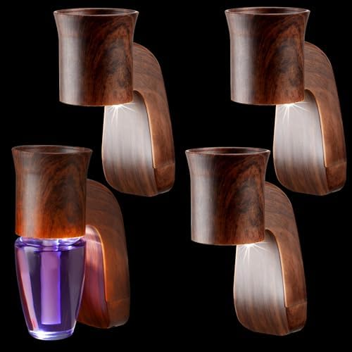 Nitial Wall Fragrance Plug In with Night Light 4 Pcs