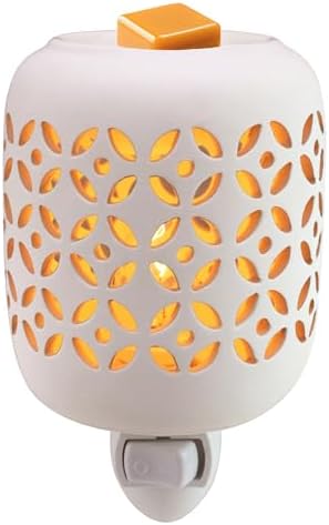 CVHOMEDECO Wall Plug-in Wax Melts Warmer with Night Light
