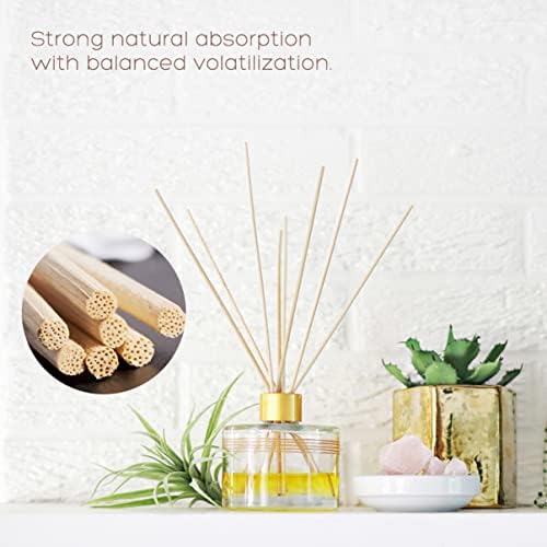VOSAREA 30Pcs Natural Rattan Diffuser Sticks for Essential Oil Aromatherapy