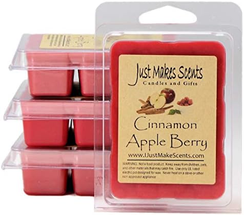 4 Pack Cinnamon Apple Berry Scented Wax Melts