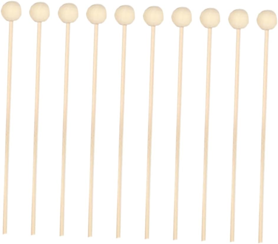 10Pcs Natural Rattan Diffuser Sticks with Wooden Beads for Essential Oil